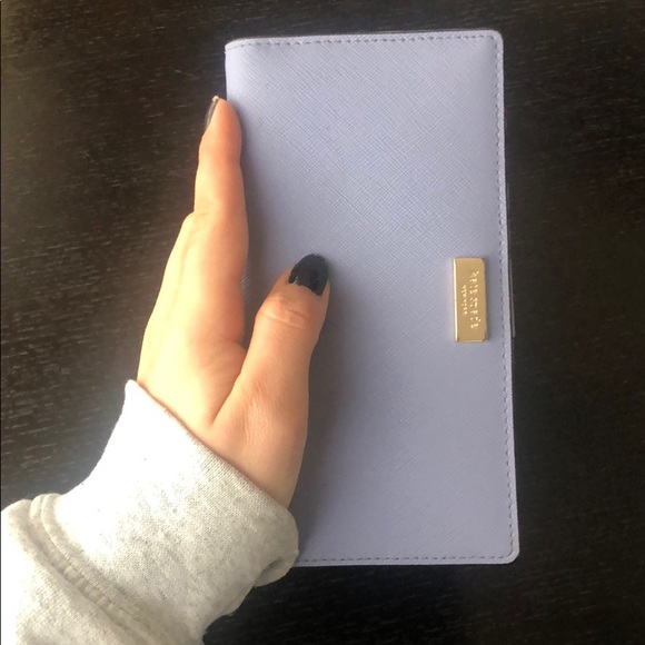 Kate Spade Light Blue Leather Wallet - Picture 4 of 5